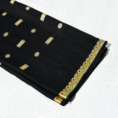 PURE LAWN DOULE TON HAWALAWN TARKASHI SHAWL BLACK 3