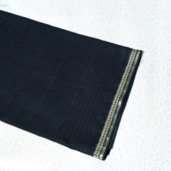 SMALL BORDER BLACK PURE LAWN TARKASHI SHAWL