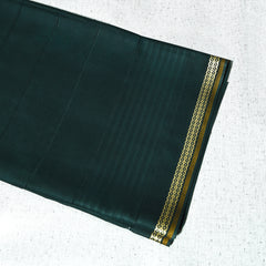 BOTTLE GREEN PURE LAWN SHAWL