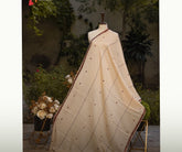 Skin Embroidery Border Wool Shawl