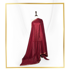 MAHROON PURE LAWN SHAWL