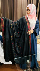 Barosha Border Tarkashi Wool Shawl