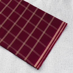 PURE LAWN CHECK LINES SHAWL