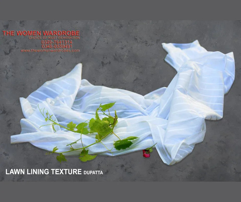 White Lining Dupatta