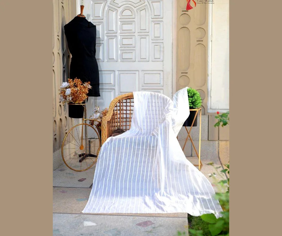 White Lining Dupatta