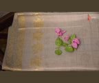 Skin Double Border Chinar Patta Wool Shawl