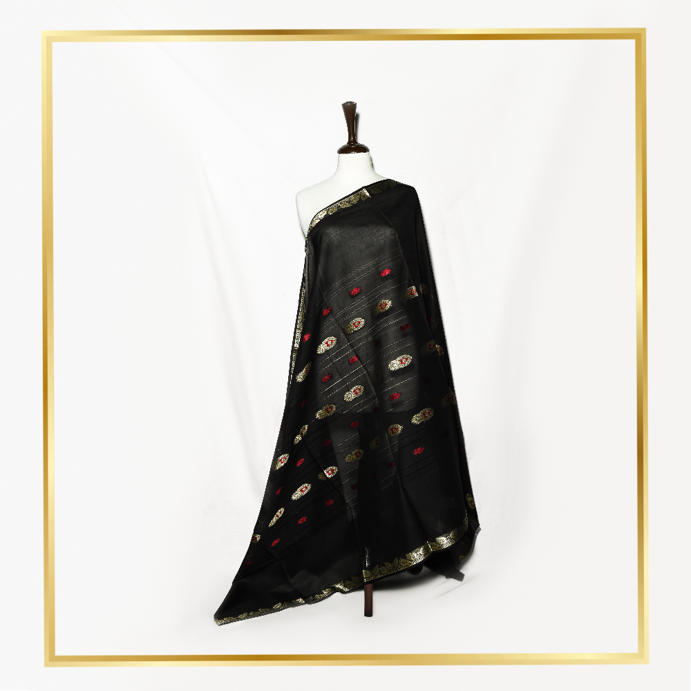 PURE LAWN BAROSHA BINDI SHAWL 00001