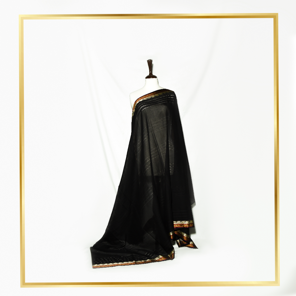 Best-Seller Trio Pack: Pure Lawn Black Shawls (Set of 3)-Gift Pack 🎁