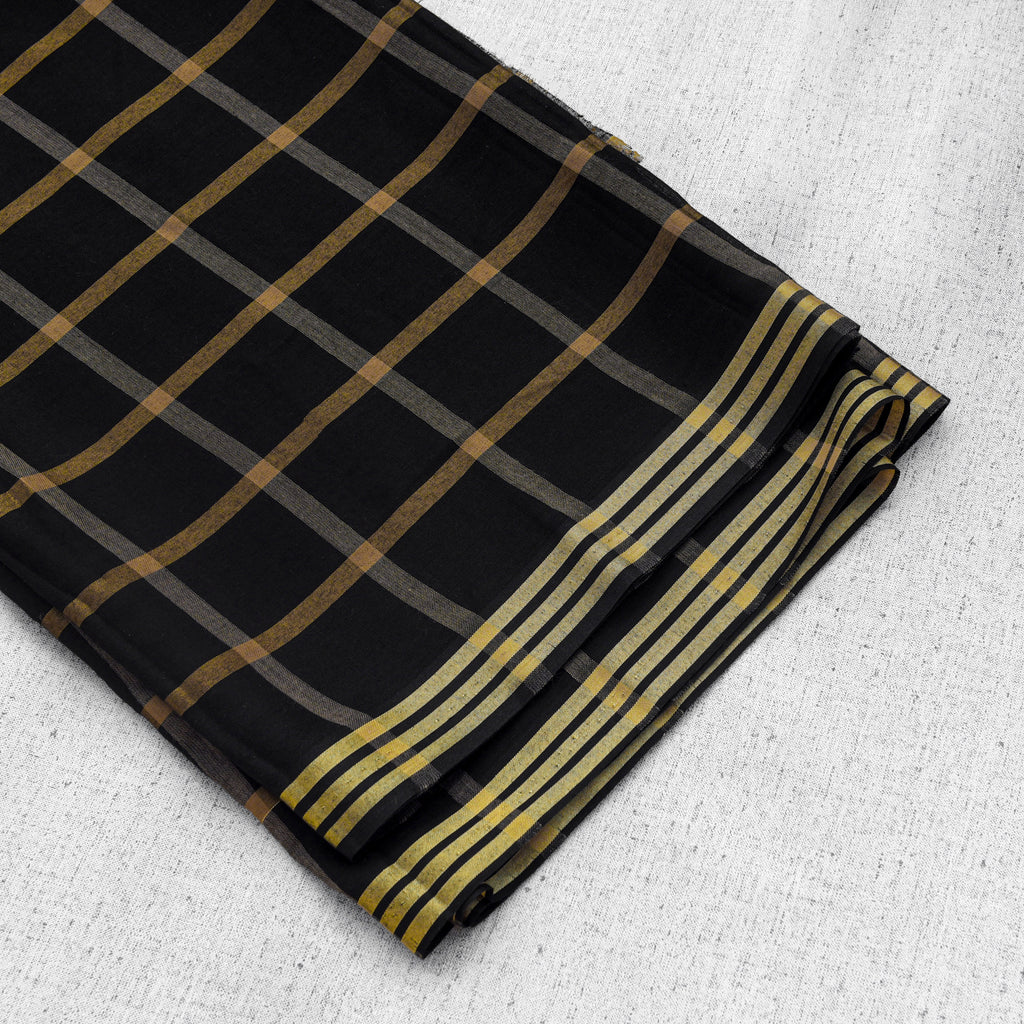 PURE LAWN CHECK LINES SHAWL